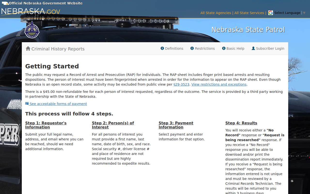 Bloomington warrant records, Franklin County Nebraska state court access